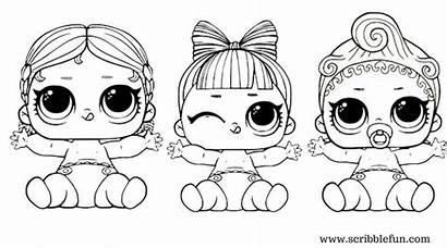 Lol Coloring Pages Dolls Printable Adults