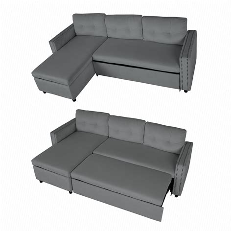 Buy Reversible Er Sectional Sofa With Storage Chaise And Pocket Pull
