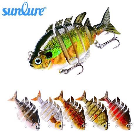 Sunlure 6 Sections Fishing Lure 0501oz 1421g8cm 315 Swimbait