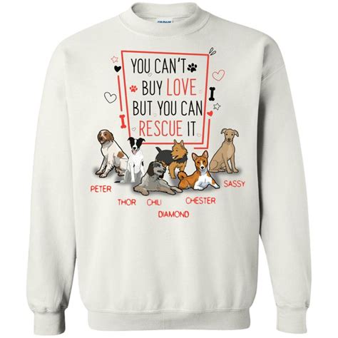 Special Custom Sweatshirt For Rescue Lovers Dog Mom Sweatshirt