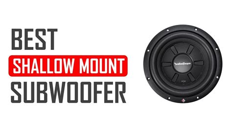 Best Shallow Mount Subwoofer 2021 Youtube