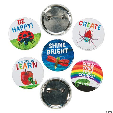 The World Of Eric Carle™ Motivational Mini Buttons Oriental Trading