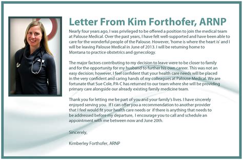 Provider leaving practice sample letter : New Physician Announcement Letter Sample | Webcas.org