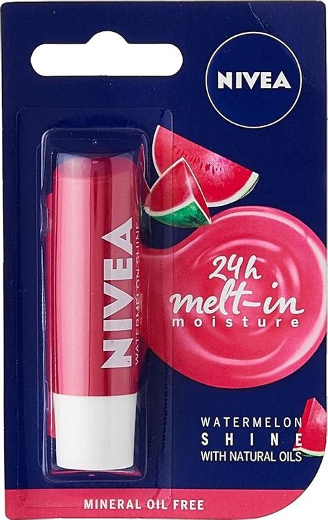 Nivea Lip Care Lip Balm Watermelon Shine 4 8g Amazon Sg Health