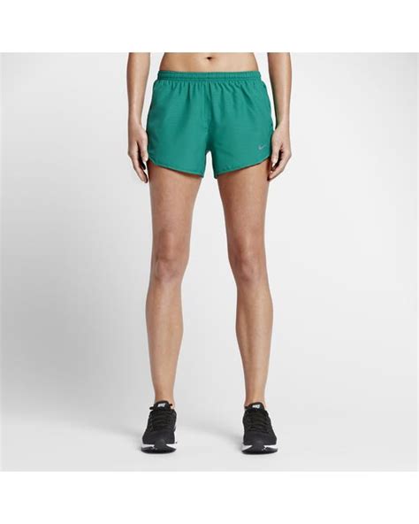 Nike Dry Modern Tempo Womens 3 Running Shorts In Green Lyst