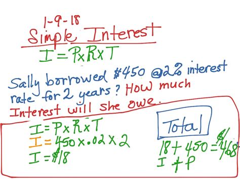 Simple Interest Video Ex Math Algebra Showme