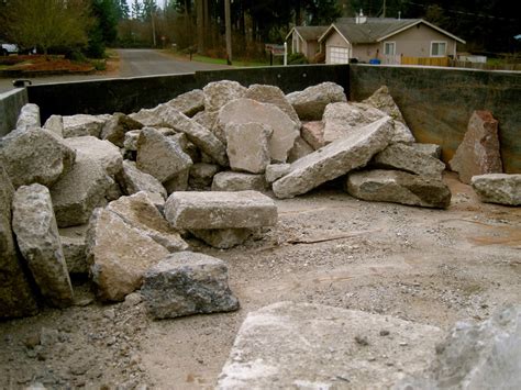 Bonney Lassie Construction Begins On The Broken Concrete Wall