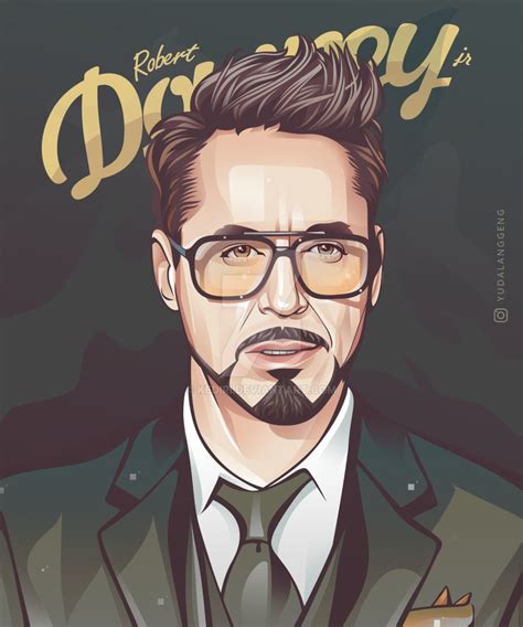Robert Downey Jr Potrait Illustration By Kediri On Deviantart