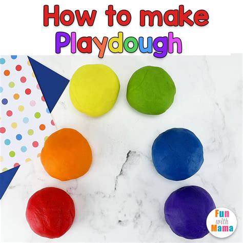 How To Make Play Dough Fun With Mama