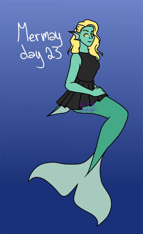 Mermay Day 23 By Linlupin On Deviantart
