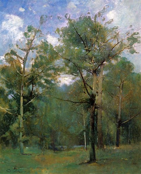 Woods Painting Emil Carlsen Oil Paintings