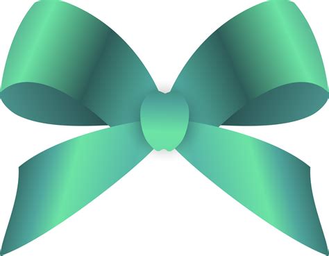 Green Ribbon Bow Png Download 15001169 Free Transparent Green Png