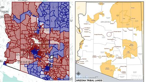 Arizona Voting Precincts And Arizona Native American Reservations I