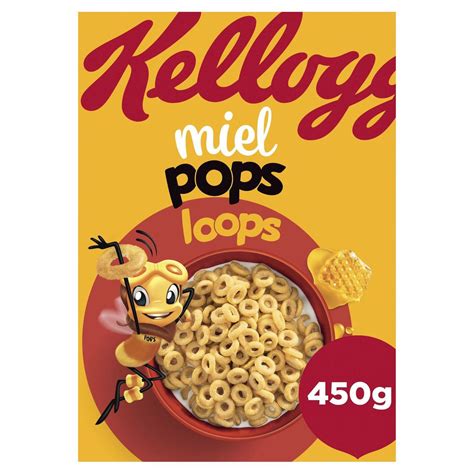 Kelloggs Honey Pops Loops 450 G Carrefour Site