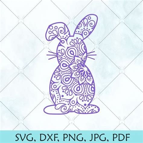 Multi Layered Easter Bunny Mandala Svg For Cricut - Free Layered SVG Files