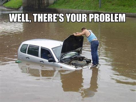 Truck Driver Humor Theres Your Problem Car Humor Funny Joke Road