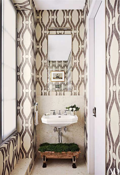 33 Inspiring Rooms With Wallpaper Powder Room Design Bathroom