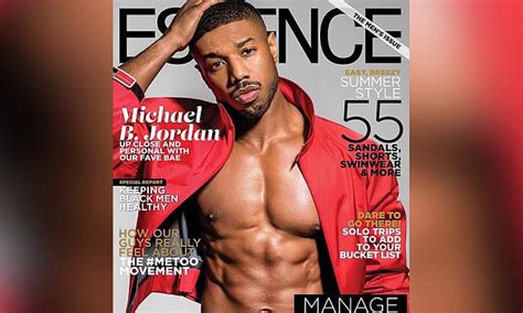 Michael B Jordan Flashes His Perfect Pecs And Amazing Abs On Steamy