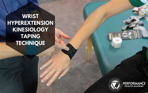 Wrist Hyperextension Kinesiology Taping Technique Tapetuesday
