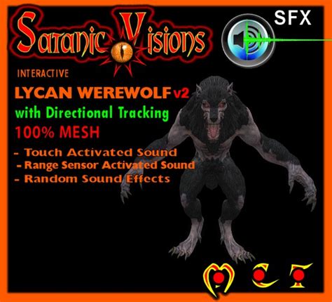 Second Life Marketplace Tracking Lycan Werewolf V2