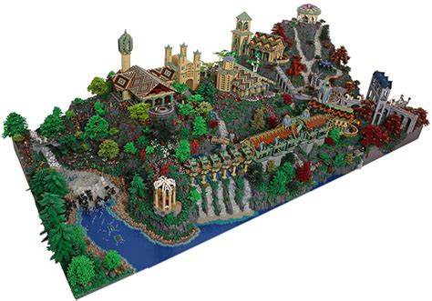 The Elven Outpost Of Rivendell From Lord Of The Rings Recreated Using