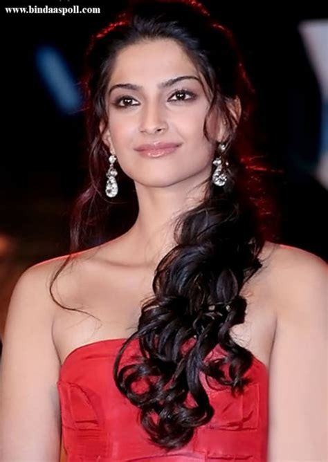 Actress Sonam Kapoor Long Hairstyles Celebrity Hairstyles