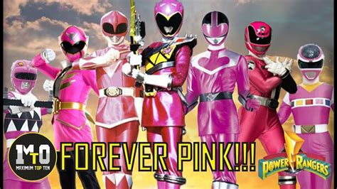 Top 10 Pink Power Rangers Of All Time Youtube