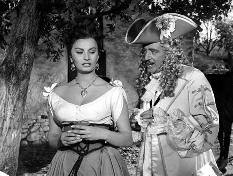 Sophia Loren And Vittorio De Sica In La Bella Mugnaia Aka The Millers