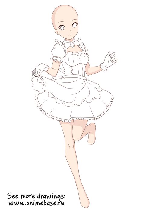 Maid Poses Drawing References From Pose Books Stock Photography And