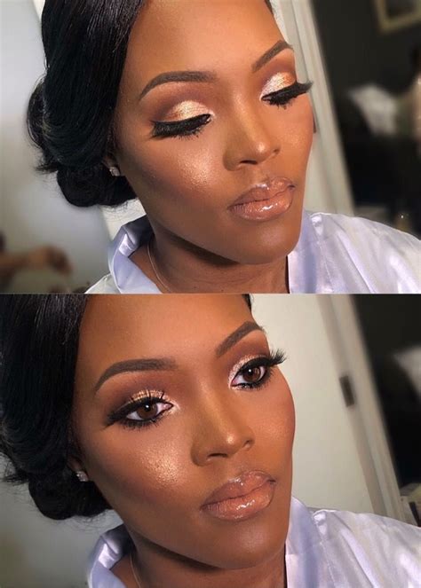 Natural Bridal Makeup Black Women