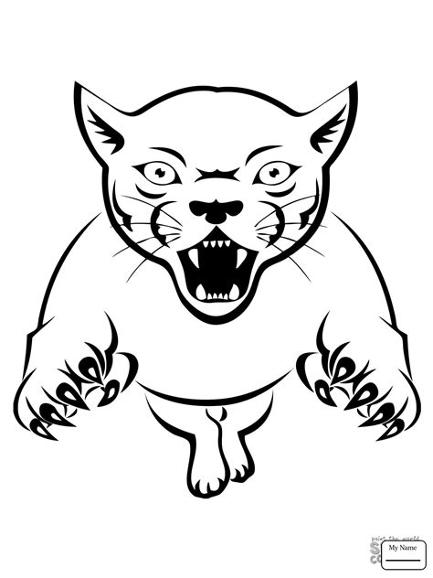 Cougars are also referred to as pumas, mountain step 3: Puma Drawing at GetDrawings | Free download