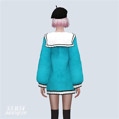 Cute Knit Mini Dress P At Marigold Sims 4 Updates
