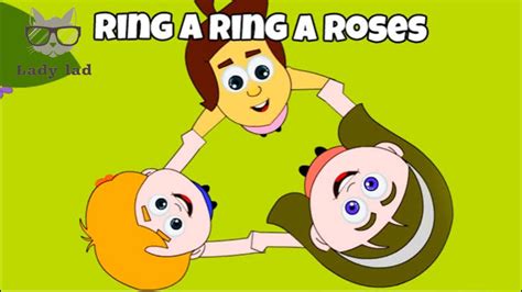 Ringa Ringa Roses Ring Around The Rosie 3d Kids Songs And Nursery