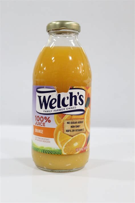 Welchs Orange 100 Juice No Sugar Added 16 Oz Cassandra Online Market