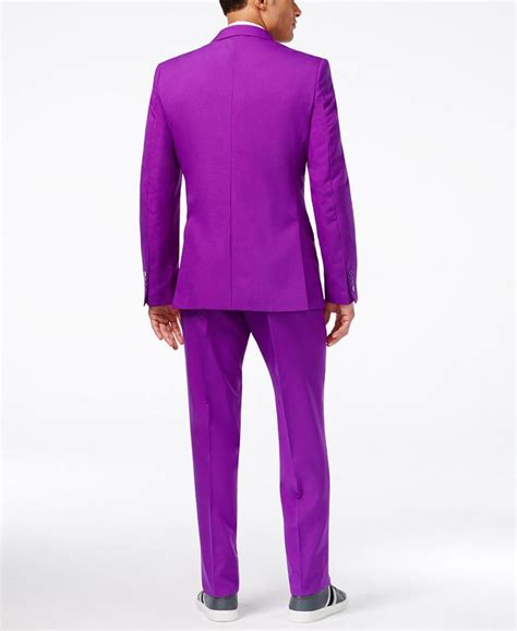 Opposuits Mens Purple Prince Solid Suit Macys