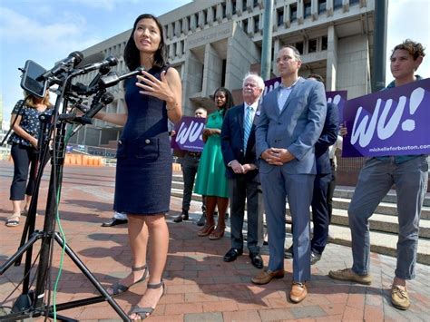 Bostons Acting Mayor Kim Janey Endorses Michelle Wu Boston Ma Patch