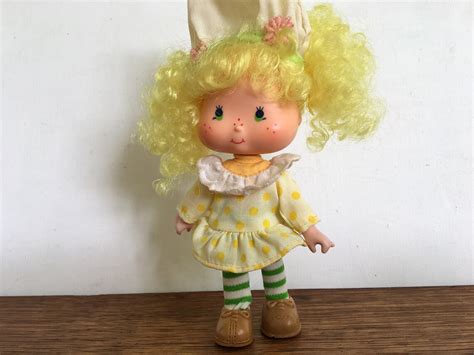 80s Vintage Strawberry Shortcake Lemon Meringue Doll Etsy