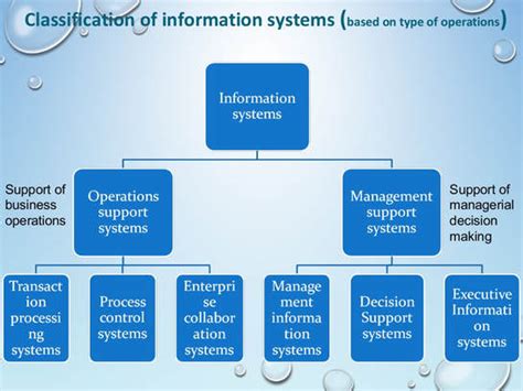 Classification Of Information Systems Systems And Salons