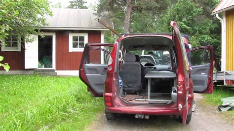 In japan it was called the fun cargo. Toyota Yaris Verso motorhome - YouTube