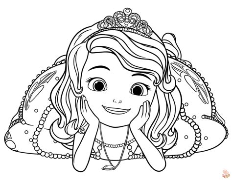 Find The Best Sofia The First Coloring Pages On Gbcoloring