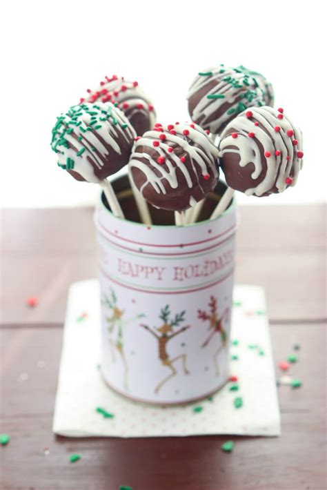 Top of this decadent dessert with whipped. Day 12 of 12 Days of Cookies: Christmas Cake Pops (How To ...
