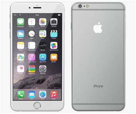 Apple iPhone 6 Plus Silver 3D model | CGTrader