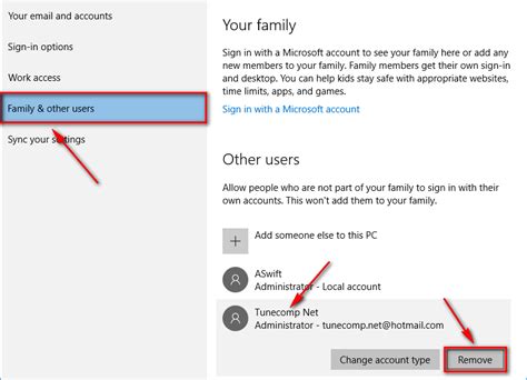 How To Delete Microsoft Account Windows 10