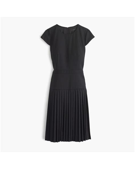 j crew 9am dress in super 120s wool in black lyst