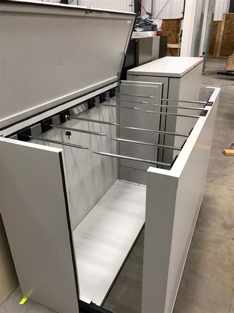 Alltech Light Grey Blueprint Storage Cabinet 55 X 22 14 X 42