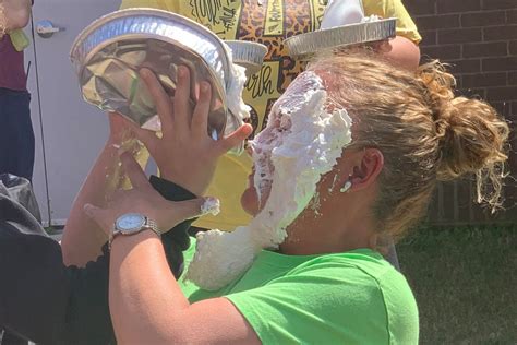 Kingsfield Elementary Teachers Get Pied In The Face For Relay For Life
