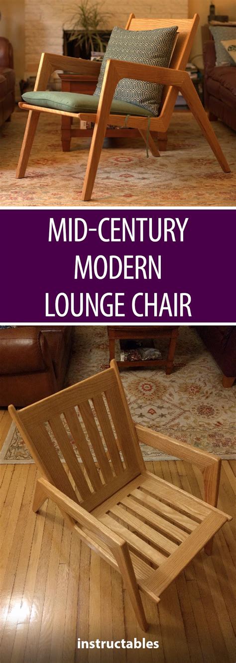 We'll bring this roundup of modern adirondack chair plans to a close by offering a link to a site that shows just how far you can go in terms of merging modern aesthetics with the original design. Mid-Century Modern Lounge Chair | Woodworking furniture ...