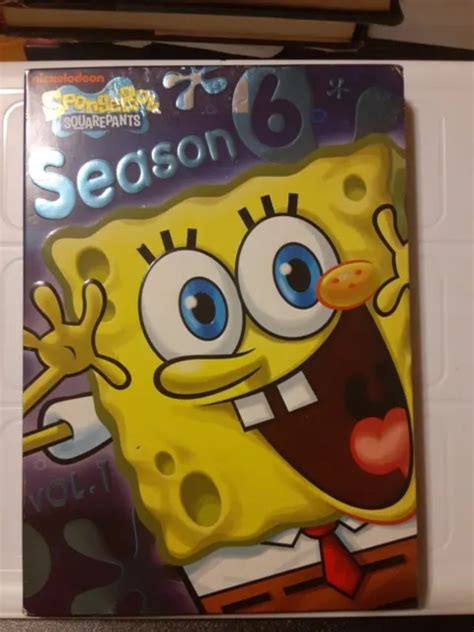 Spongebob Squarepants Season 6 Vol 1 Dvd 2009 2 Disc Set