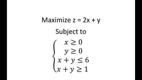 Maximize Objective Function Given Constraints Part 1 Youtube