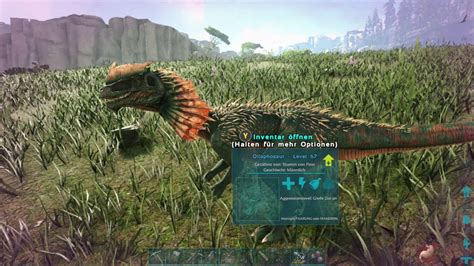 Dilophosaurus Zähmen Ark Survival Evolved Youtube